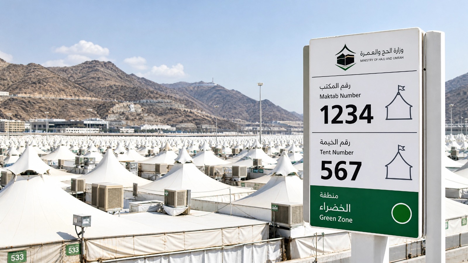 How Can You Find or Identify Your Tents in Mina during Hajj?